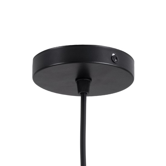 GLOBOSTAR® MONROE 00957 Μοντέρνο Κρεμαστό Φωτιστικό Οροφής με Ντουί 1 x E27 AC 220-240V IP20 - Μαύρο & Λευκό - Μ30 x Π30 x Υ75cm GLOBOSTAR® MONROE 00957 Μοντέρνο Κρεμαστό Φωτιστικό Οροφής με Ντουί 1 x E27 AC 220-240V IP20 - Μαύρο & Λευκό - Μ30 x Π30 x Υ75cm