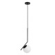 GLOBOSTAR® MONROE 00959 Μοντέρνο Κρεμαστό Φωτιστικό Οροφής με Ντουί 1 x E27 AC 220-240V IP20 - Μαύρο & Λευκό - Μ15 x Π15 x Υ49cm GLOBOSTAR® MONROE 00959 Μοντέρνο Κρεμαστό Φωτιστικό Οροφής με Ντουί 1 x E27 AC 220-240V IP20 - Μαύρο & Λευκό - Μ15 x Π15 x Υ49cm