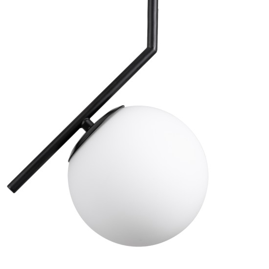 GLOBOSTAR® MONROE 00959 Μοντέρνο Κρεμαστό Φωτιστικό Οροφής με Ντουί 1 x E27 AC 220-240V IP20 - Μαύρο & Λευκό - Μ15 x Π15 x Υ49cm GLOBOSTAR® MONROE 00959 Μοντέρνο Κρεμαστό Φωτιστικό Οροφής με Ντουί 1 x E27 AC 220-240V IP20 - Μαύρο & Λευκό - Μ15 x Π15 x Υ49cm