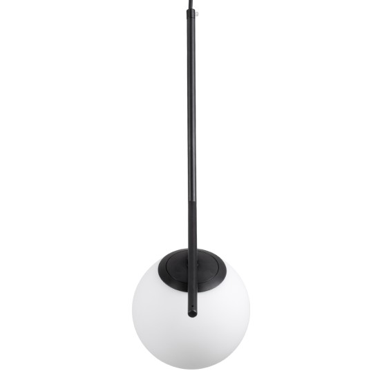 GLOBOSTAR® MONROE 00959 Μοντέρνο Κρεμαστό Φωτιστικό Οροφής με Ντουί 1 x E27 AC 220-240V IP20 - Μαύρο & Λευκό - Μ15 x Π15 x Υ49cm GLOBOSTAR® MONROE 00959 Μοντέρνο Κρεμαστό Φωτιστικό Οροφής με Ντουί 1 x E27 AC 220-240V IP20 - Μαύρο & Λευκό - Μ15 x Π15 x Υ49cm