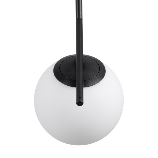 GLOBOSTAR® MONROE 00959 Μοντέρνο Κρεμαστό Φωτιστικό Οροφής με Ντουί 1 x E27 AC 220-240V IP20 - Μαύρο & Λευκό - Μ15 x Π15 x Υ49cm GLOBOSTAR® MONROE 00959 Μοντέρνο Κρεμαστό Φωτιστικό Οροφής με Ντουί 1 x E27 AC 220-240V IP20 - Μαύρο & Λευκό - Μ15 x Π15 x Υ49cm