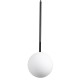 GLOBOSTAR® MONROE 00959 Μοντέρνο Κρεμαστό Φωτιστικό Οροφής με Ντουί 1 x E27 AC 220-240V IP20 - Μαύρο & Λευκό - Μ15 x Π15 x Υ49cm GLOBOSTAR® MONROE 00959 Μοντέρνο Κρεμαστό Φωτιστικό Οροφής με Ντουί 1 x E27 AC 220-240V IP20 - Μαύρο & Λευκό - Μ15 x Π15 x Υ49cm