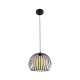 GLOBOSTAR® CARTER 00960 Μοντέρνο Κρεμαστό Φωτιστικό Οροφής με Ντουί 1 x E27 AC 220-240V IP20 - Μαύρο & Μπεζ - Μ28 x Π28 x Υ23cm GLOBOSTAR® CARTER 00960 Μοντέρνο Κρεμαστό Φωτιστικό Οροφής με Ντουί 1 x E27 AC 220-240V IP20 - Μαύρο & Μπεζ - Μ28 x Π28 x Υ23cm