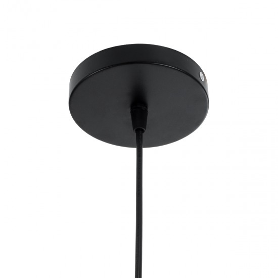 GLOBOSTAR® CARTER 00960 Μοντέρνο Κρεμαστό Φωτιστικό Οροφής με Ντουί 1 x E27 AC 220-240V IP20 - Μαύρο & Μπεζ - Μ28 x Π28 x Υ23cm GLOBOSTAR® CARTER 00960 Μοντέρνο Κρεμαστό Φωτιστικό Οροφής με Ντουί 1 x E27 AC 220-240V IP20 - Μαύρο & Μπεζ - Μ28 x Π28 x Υ23cm