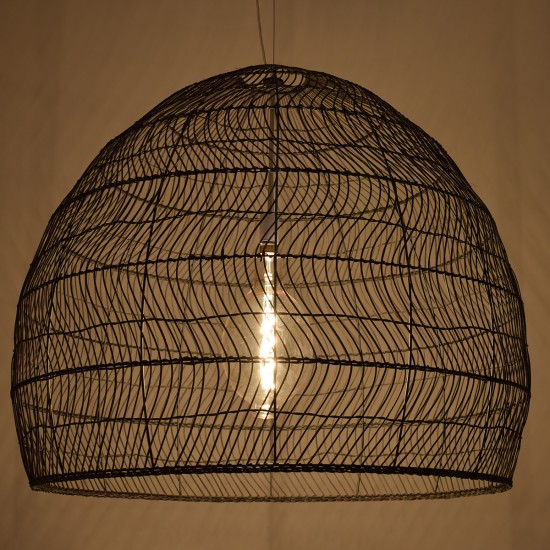 GLOBOSTAR® MALIBU 00966 Boho Κρεμαστό Φωτιστικό Οροφής με Ντουί 1 x E27 AC 220-240V IP20 - Μαύρο - Μ100 x Π100 x Y86cm GLOBOSTAR® MALIBU 00966 Boho Κρεμαστό Φωτιστικό Οροφής με Ντουί 1 x E27 AC 220-240V IP20 - Μαύρο - Μ100 x Π100 x Y86cm