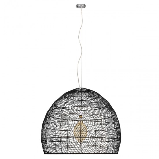 GLOBOSTAR® MALIBU 00966 Boho Κρεμαστό Φωτιστικό Οροφής με Ντουί 1 x E27 AC 220-240V IP20 - Μαύρο - Μ100 x Π100 x Y86cm GLOBOSTAR® MALIBU 00966 Boho Κρεμαστό Φωτιστικό Οροφής με Ντουί 1 x E27 AC 220-240V IP20 - Μαύρο - Μ100 x Π100 x Y86cm