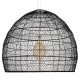 GLOBOSTAR® MALIBU 00966 Boho Κρεμαστό Φωτιστικό Οροφής με Ντουί 1 x E27 AC 220-240V IP20 - Μαύρο - Μ100 x Π100 x Y86cm GLOBOSTAR® MALIBU 00966 Boho Κρεμαστό Φωτιστικό Οροφής με Ντουί 1 x E27 AC 220-240V IP20 - Μαύρο - Μ100 x Π100 x Y86cm