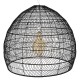 GLOBOSTAR® MALIBU 00966 Boho Κρεμαστό Φωτιστικό Οροφής με Ντουί 1 x E27 AC 220-240V IP20 - Μαύρο - Μ100 x Π100 x Y86cm GLOBOSTAR® MALIBU 00966 Boho Κρεμαστό Φωτιστικό Οροφής με Ντουί 1 x E27 AC 220-240V IP20 - Μαύρο - Μ100 x Π100 x Y86cm