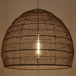 GLOBOSTAR® MALIBU 00967 Boho Κρεμαστό Φωτιστικό Οροφής με Ντουί 1 x E27 AC 220-240V IP20 - Καφέ - Μ100 x Π100 x Y86cm GLOBOSTAR® MALIBU 00967 Boho Κρεμαστό Φωτιστικό Οροφής με Ντουί 1 x E27 AC 220-240V IP20 - Καφέ - Μ100 x Π100 x Y86cm