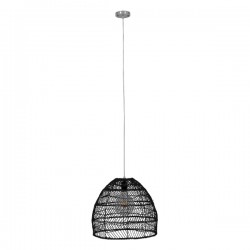 GLOBOSTAR® MALIBU 00969 Boho Κρεμαστό Φωτιστικό Οροφής με Ντουί 1 x E27 AC 220-240V IP20 - Μαύρο - Μ40 x Π40 x Υ35cm GLOBOSTAR® MALIBU 00969 Boho Κρεμαστό Φωτιστικό Οροφής με Ντουί 1 x E27 AC 220-240V IP20 - Μαύρο - Μ40 x Π40 x Υ35cm