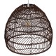 GLOBOSTAR® MALIBU 00970 Boho Κρεμαστό Φωτιστικό Οροφής με Ντουί 1 x E27 AC 220-240V IP20 - Καφέ - Μ40 x Π40 x Υ35cm
