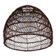 GLOBOSTAR® MALIBU 00970 Boho Κρεμαστό Φωτιστικό Οροφής με Ντουί 1 x E27 AC 220-240V IP20 - Καφέ - Μ40 x Π40 x Υ35cm