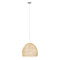 GLOBOSTAR® MALIBU 00973 Boho Κρεμαστό Φωτιστικό Οροφής με Ντουί 1 x E27 AC 220-240V IP20 - Μπεζ - Μ40 x Π40 x Υ35cm GLOBOSTAR® MALIBU 00973 Boho Κρεμαστό Φωτιστικό Οροφής με Ντουί 1 x E27 AC 220-240V IP20 - Μπεζ - Μ40 x Π40 x Υ35cm