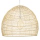 GLOBOSTAR® MALIBU 00974 Boho Κρεμαστό Φωτιστικό Οροφής με Ντουί 1 x E27 AC 220-240V IP20 - Μπεζ - Μ100 x Π100 x Y86cm