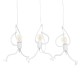 GLOBOSTAR® FIGURE 10000981 Παιδικό Κρεμαστό Φωτιστικό Οροφής με Ντουί 3 x E27 AC 220-240V IP20 - Λευκό - Μ70 x Π10 x Υ105cm GLOBOSTAR® FIGURE 10000981 Παιδικό Κρεμαστό Φωτιστικό Οροφής με Ντουί 3 x E27 AC 220-240V IP20 - Λευκό - Μ70 x Π10 x Υ105cm