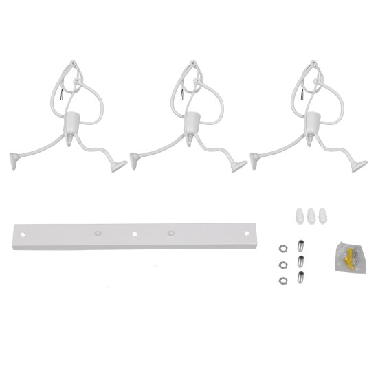 GLOBOSTAR® FIGURE 10000981 Παιδικό Κρεμαστό Φωτιστικό Οροφής με Ντουί 3 x E27 AC 220-240V IP20 - Λευκό - Μ70 x Π10 x Υ105cm GLOBOSTAR® FIGURE 10000981 Παιδικό Κρεμαστό Φωτιστικό Οροφής με Ντουί 3 x E27 AC 220-240V IP20 - Λευκό - Μ70 x Π10 x Υ105cm