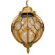 GLOBOSTAR® ETOILE 00987 Vintage Κρεμαστό Φωτιστικό Οροφής με Ντουί 1 x E27 AC 220-240V IP20 - Μπρούτζινο Εφέ Σκουριάς & Μελί - Μ28 x Π28 x Y38cm GLOBOSTAR® ETOILE 00987 Vintage Κρεμαστό Φωτιστικό Οροφής με Ντουί 1 x E27 AC 220-240V IP20 - Μπρούτζινο Εφέ Σκουριάς & Μελί - Μ28 x Π28 x Y38cm