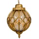 GLOBOSTAR® ETOILE 00987 Vintage Κρεμαστό Φωτιστικό Οροφής με Ντουί 1 x E27 AC 220-240V IP20 - Μπρούτζινο Εφέ Σκουριάς & Μελί - Μ28 x Π28 x Y38cm GLOBOSTAR® ETOILE 00987 Vintage Κρεμαστό Φωτιστικό Οροφής με Ντουί 1 x E27 AC 220-240V IP20 - Μπρούτζινο Εφέ Σκουριάς & Μελί - Μ28 x Π28 x Y38cm