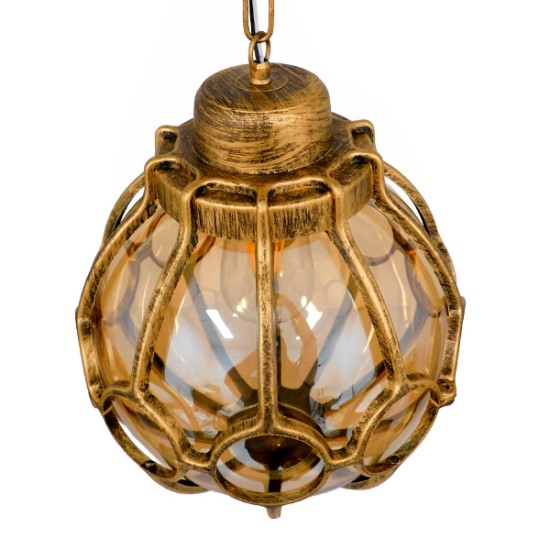 GLOBOSTAR® ETOILE 00987 Vintage Κρεμαστό Φωτιστικό Οροφής με Ντουί 1 x E27 AC 220-240V IP20 - Μπρούτζινο Εφέ Σκουριάς & Μελί - Μ28 x Π28 x Y38cm GLOBOSTAR® ETOILE 00987 Vintage Κρεμαστό Φωτιστικό Οροφής με Ντουί 1 x E27 AC 220-240V IP20 - Μπρούτζινο Εφέ Σκουριάς & Μελί - Μ28 x Π28 x Y38cm