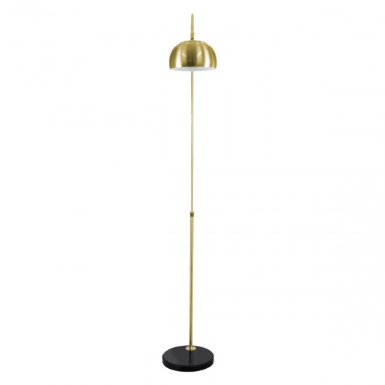 GLOBOSTAR® PRAGUE 00991 Μοντέρνο Επιδαπέδιο Φωτιστικό με Ντουί 1 x E27 AC 220-240V IP20 - Χρυσό & Μαύρο - Μ90 x Π29.5 x Υ180cm