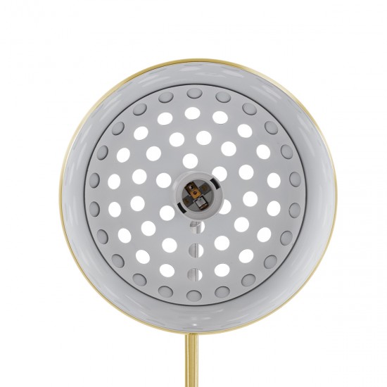 GLOBOSTAR® PRAGUE 00991 Μοντέρνο Επιδαπέδιο Φωτιστικό με Ντουί 1 x E27 AC 220-240V IP20 - Χρυσό & Μαύρο - Μ90 x Π29.5 x Υ180cm