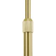 GLOBOSTAR® PRAGUE 00991 Μοντέρνο Επιδαπέδιο Φωτιστικό με Ντουί 1 x E27 AC 220-240V IP20 - Χρυσό & Μαύρο - Μ90 x Π29.5 x Υ180cm