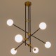GLOBOSTAR® VELVET 00994 Μοντέρνο Κρεμαστό Φωτιστικό Οροφής με Ντουί 6 x G9 AC 220-240V IP20 - Πολύχρωμο - Μ80 x Π80 x Υ85cm GLOBOSTAR® VELVET 00994 Μοντέρνο Κρεμαστό Φωτιστικό Οροφής με Ντουί 6 x G9 AC 220-240V IP20 - Πολύχρωμο - Μ80 x Π80 x Υ85cm