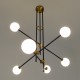 GLOBOSTAR® VELVET 00994 Μοντέρνο Κρεμαστό Φωτιστικό Οροφής με Ντουί 6 x G9 AC 220-240V IP20 - Πολύχρωμο - Μ80 x Π80 x Υ85cm GLOBOSTAR® VELVET 00994 Μοντέρνο Κρεμαστό Φωτιστικό Οροφής με Ντουί 6 x G9 AC 220-240V IP20 - Πολύχρωμο - Μ80 x Π80 x Υ85cm