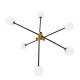 GLOBOSTAR® VELVET 00994 Μοντέρνο Κρεμαστό Φωτιστικό Οροφής με Ντουί 6 x G9 AC 220-240V IP20 - Πολύχρωμο - Μ80 x Π80 x Υ85cm GLOBOSTAR® VELVET 00994 Μοντέρνο Κρεμαστό Φωτιστικό Οροφής με Ντουί 6 x G9 AC 220-240V IP20 - Πολύχρωμο - Μ80 x Π80 x Υ85cm
