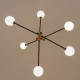 GLOBOSTAR® VELVET 00994 Μοντέρνο Κρεμαστό Φωτιστικό Οροφής με Ντουί 6 x G9 AC 220-240V IP20 - Πολύχρωμο - Μ80 x Π80 x Υ85cm GLOBOSTAR® VELVET 00994 Μοντέρνο Κρεμαστό Φωτιστικό Οροφής με Ντουί 6 x G9 AC 220-240V IP20 - Πολύχρωμο - Μ80 x Π80 x Υ85cm
