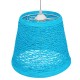 GLOBOSTAR® PLAYROOM 00995 Vintage Κρεμαστό Φωτιστικό Οροφής με Ντουί 1 x E27 AC 220-240V IP20 - Μπλε - Μ32 x Π32 x Υ27cm GLOBOSTAR® PLAYROOM 00995 Vintage Κρεμαστό Φωτιστικό Οροφής με Ντουί 1 x E27 AC 220-240V IP20 - Μπλε - Μ32 x Π32 x Υ27cm