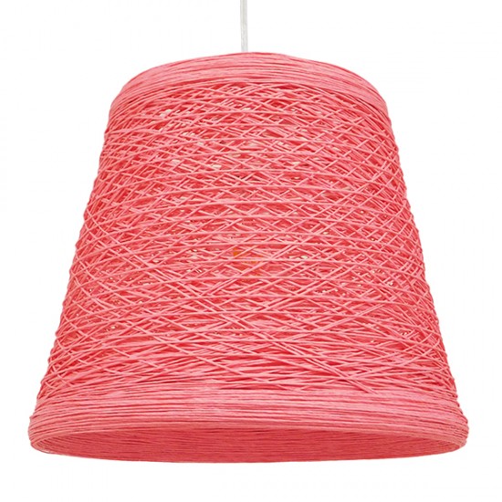 GLOBOSTAR® PLAYROOM 00996 Vintage Κρεμαστό Φωτιστικό Οροφής με Ντουί 1 x E27 AC 220-240V IP20 - Ροζ - Μ32 x Π32 x Υ27cm GLOBOSTAR® PLAYROOM 00996 Vintage Κρεμαστό Φωτιστικό Οροφής με Ντουί 1 x E27 AC 220-240V IP20 - Ροζ - Μ32 x Π32 x Υ27cm
