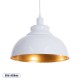 GLOBOSTAR® ANDY 00999 Μοντέρνο Κρεμαστό Φωτιστικό Οροφής με Ντουί 1 x E27 AC 220-240V IP20 - Λευκό & Χρυσό - Μ35 x Π35 x Υ28cm GLOBOSTAR® ANDY 00999 Μοντέρνο Κρεμαστό Φωτιστικό Οροφής με Ντουί 1 x E27 AC 220-240V IP20 - Λευκό & Χρυσό - Μ35 x Π35 x Υ28cm