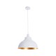 GLOBOSTAR® ANDY 00999 Μοντέρνο Κρεμαστό Φωτιστικό Οροφής με Ντουί 1 x E27 AC 220-240V IP20 - Λευκό & Χρυσό - Μ35 x Π35 x Υ28cm GLOBOSTAR® ANDY 00999 Μοντέρνο Κρεμαστό Φωτιστικό Οροφής με Ντουί 1 x E27 AC 220-240V IP20 - Λευκό & Χρυσό - Μ35 x Π35 x Υ28cm