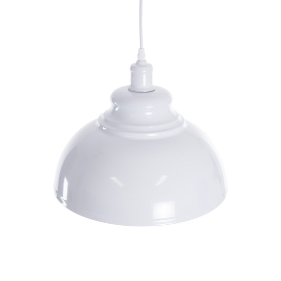 GLOBOSTAR® ANDY 00999 Μοντέρνο Κρεμαστό Φωτιστικό Οροφής με Ντουί 1 x E27 AC 220-240V IP20 - Λευκό & Χρυσό - Μ35 x Π35 x Υ28cm GLOBOSTAR® ANDY 00999 Μοντέρνο Κρεμαστό Φωτιστικό Οροφής με Ντουί 1 x E27 AC 220-240V IP20 - Λευκό & Χρυσό - Μ35 x Π35 x Υ28cm