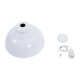 GLOBOSTAR® ANDY 00999 Μοντέρνο Κρεμαστό Φωτιστικό Οροφής με Ντουί 1 x E27 AC 220-240V IP20 - Λευκό & Χρυσό - Μ35 x Π35 x Υ28cm GLOBOSTAR® ANDY 00999 Μοντέρνο Κρεμαστό Φωτιστικό Οροφής με Ντουί 1 x E27 AC 220-240V IP20 - Λευκό & Χρυσό - Μ35 x Π35 x Υ28cm
