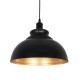 GLOBOSTAR® ANDY 01000 Μοντέρνο Κρεμαστό Φωτιστικό Οροφής με Ντουί 1 x E27 AC 220-240V IP20 - Μαύρο & Χρυσό - Μ35 x Π35 x Υ28cm GLOBOSTAR® ANDY 01000 Μοντέρνο Κρεμαστό Φωτιστικό Οροφής με Ντουί 1 x E27 AC 220-240V IP20 - Μαύρο & Χρυσό - Μ35 x Π35 x Υ28cm