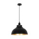GLOBOSTAR® ANDY 01000 Μοντέρνο Κρεμαστό Φωτιστικό Οροφής με Ντουί 1 x E27 AC 220-240V IP20 - Μαύρο & Χρυσό - Μ35 x Π35 x Υ28cm GLOBOSTAR® ANDY 01000 Μοντέρνο Κρεμαστό Φωτιστικό Οροφής με Ντουί 1 x E27 AC 220-240V IP20 - Μαύρο & Χρυσό - Μ35 x Π35 x Υ28cm