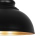 GLOBOSTAR® ANDY 01000 Μοντέρνο Κρεμαστό Φωτιστικό Οροφής με Ντουί 1 x E27 AC 220-240V IP20 - Μαύρο & Χρυσό - Μ35 x Π35 x Υ28cm GLOBOSTAR® ANDY 01000 Μοντέρνο Κρεμαστό Φωτιστικό Οροφής με Ντουί 1 x E27 AC 220-240V IP20 - Μαύρο & Χρυσό - Μ35 x Π35 x Υ28cm