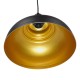 GLOBOSTAR® ANDY 01000 Μοντέρνο Κρεμαστό Φωτιστικό Οροφής με Ντουί 1 x E27 AC 220-240V IP20 - Μαύρο & Χρυσό - Μ35 x Π35 x Υ28cm GLOBOSTAR® ANDY 01000 Μοντέρνο Κρεμαστό Φωτιστικό Οροφής με Ντουί 1 x E27 AC 220-240V IP20 - Μαύρο & Χρυσό - Μ35 x Π35 x Υ28cm