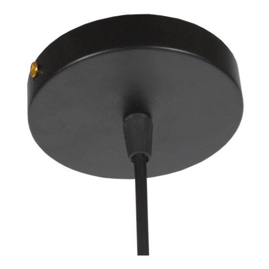GLOBOSTAR® ANDY 01000 Μοντέρνο Κρεμαστό Φωτιστικό Οροφής με Ντουί 1 x E27 AC 220-240V IP20 - Μαύρο & Χρυσό - Μ35 x Π35 x Υ28cm GLOBOSTAR® ANDY 01000 Μοντέρνο Κρεμαστό Φωτιστικό Οροφής με Ντουί 1 x E27 AC 220-240V IP20 - Μαύρο & Χρυσό - Μ35 x Π35 x Υ28cm