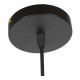 GLOBOSTAR® ANDY 01000 Μοντέρνο Κρεμαστό Φωτιστικό Οροφής με Ντουί 1 x E27 AC 220-240V IP20 - Μαύρο & Χρυσό - Μ35 x Π35 x Υ28cm GLOBOSTAR® ANDY 01000 Μοντέρνο Κρεμαστό Φωτιστικό Οροφής με Ντουί 1 x E27 AC 220-240V IP20 - Μαύρο & Χρυσό - Μ35 x Π35 x Υ28cm