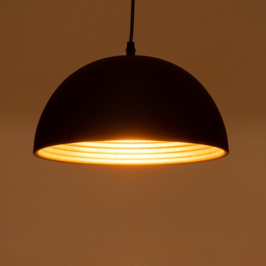 GLOBOSTAR® MEDEA 01004 Μοντέρνο Κρεμαστό Φωτιστικό Οροφής με Ντουί 1 x E27 AC 220-240V IP20 - Μαύρο & Χρυσό - Μ30 x Π30 x Υ16cm GLOBOSTAR® MEDEA 01004 Μοντέρνο Κρεμαστό Φωτιστικό Οροφής με Ντουί 1 x E27 AC 220-240V IP20 - Μαύρο & Χρυσό - Μ30 x Π30 x Υ16cm