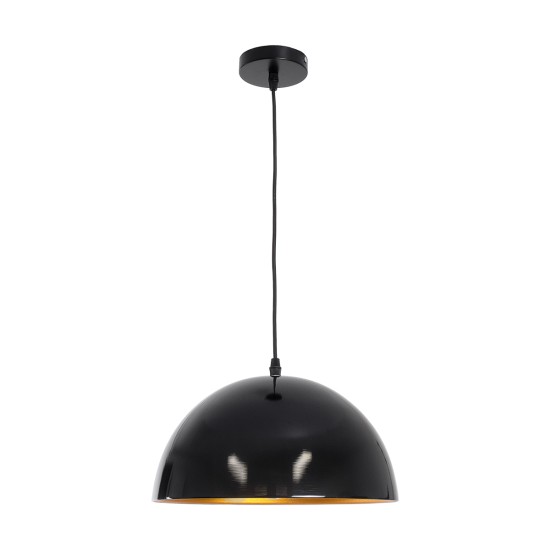 GLOBOSTAR® MEDEA 01004 Μοντέρνο Κρεμαστό Φωτιστικό Οροφής με Ντουί 1 x E27 AC 220-240V IP20 - Μαύρο & Χρυσό - Μ30 x Π30 x Υ16cm GLOBOSTAR® MEDEA 01004 Μοντέρνο Κρεμαστό Φωτιστικό Οροφής με Ντουί 1 x E27 AC 220-240V IP20 - Μαύρο & Χρυσό - Μ30 x Π30 x Υ16cm