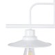 GLOBOSTAR® REGAL 01008 Vintage Φωτιστικό Οροφής με Ντουί 2 x E27 AC 220-240V IP20 - Λευκό - Μ80 x Π26 x Υ82cm