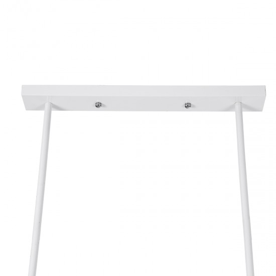 GLOBOSTAR® REGAL 01008 Vintage Φωτιστικό Οροφής με Ντουί 2 x E27 AC 220-240V IP20 - Λευκό - Μ80 x Π26 x Υ82cm