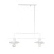 GLOBOSTAR® REGAL 01008 Vintage Φωτιστικό Οροφής με Ντουί 2 x E27 AC 220-240V IP20 - Λευκό - Μ80 x Π26 x Υ82cm