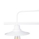 GLOBOSTAR® REGAL 01010 Vintage Φωτιστικό Οροφής με Ντουί 3 x E27 AC 220-240V IP20 - Λευκό - Μ110 x Π26 x Υ75cm GLOBOSTAR® REGAL 01010 Vintage Φωτιστικό Οροφής με Ντουί 3 x E27 AC 220-240V IP20 - Λευκό - Μ110 x Π26 x Υ75cm