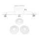 GLOBOSTAR® REGAL 01010 Vintage Φωτιστικό Οροφής με Ντουί 3 x E27 AC 220-240V IP20 - Λευκό - Μ110 x Π26 x Υ75cm GLOBOSTAR® REGAL 01010 Vintage Φωτιστικό Οροφής με Ντουί 3 x E27 AC 220-240V IP20 - Λευκό - Μ110 x Π26 x Υ75cm
