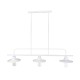GLOBOSTAR® REGAL 01010 Vintage Φωτιστικό Οροφής με Ντουί 3 x E27 AC 220-240V IP20 - Λευκό - Μ110 x Π26 x Υ75cm GLOBOSTAR® REGAL 01010 Vintage Φωτιστικό Οροφής με Ντουί 3 x E27 AC 220-240V IP20 - Λευκό - Μ110 x Π26 x Υ75cm